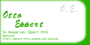 otto eppert business card