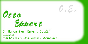 otto eppert business card